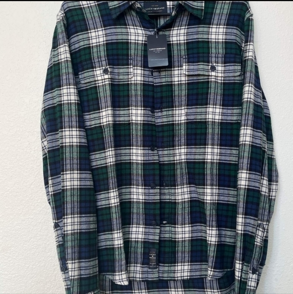 Lucky Brand Other - Lucky Brand Plaid Button Down Long Sleeve Shirt